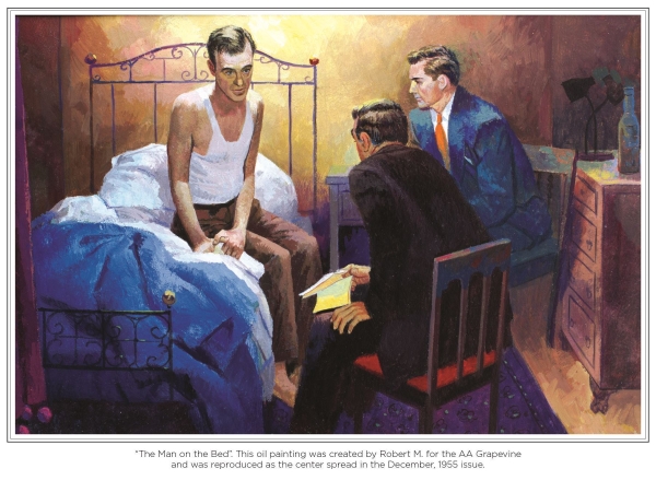 Man On The Bed (Painting)