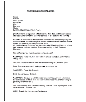 GV Plays: “A Grapevine Christmas Carol”