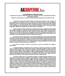 Spirituality and God-Talk (Spanish)