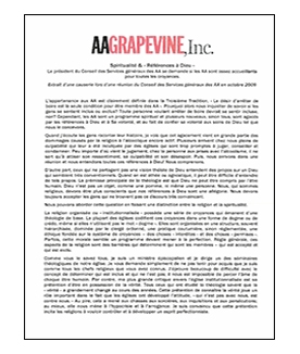 Spirituality and God-Talk (French)