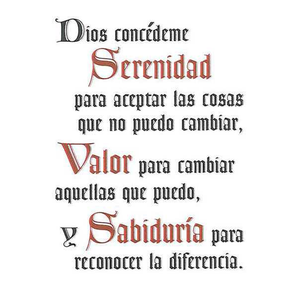 La Oración de la Serenidad