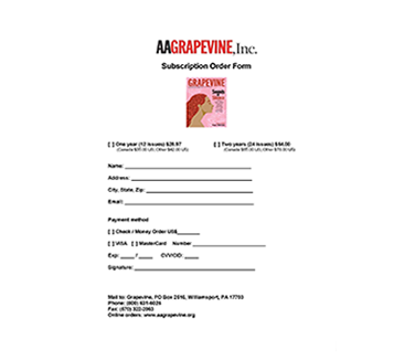 Subscription Order Form